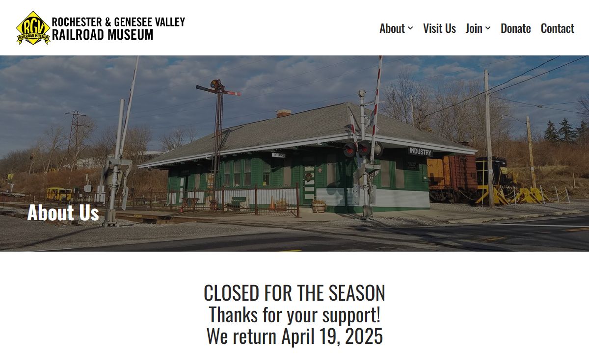 About Us - Rochester & Genesee Valley Railroad Museum