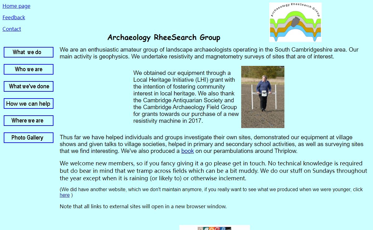 Welcome to Archaeology RheeSearch