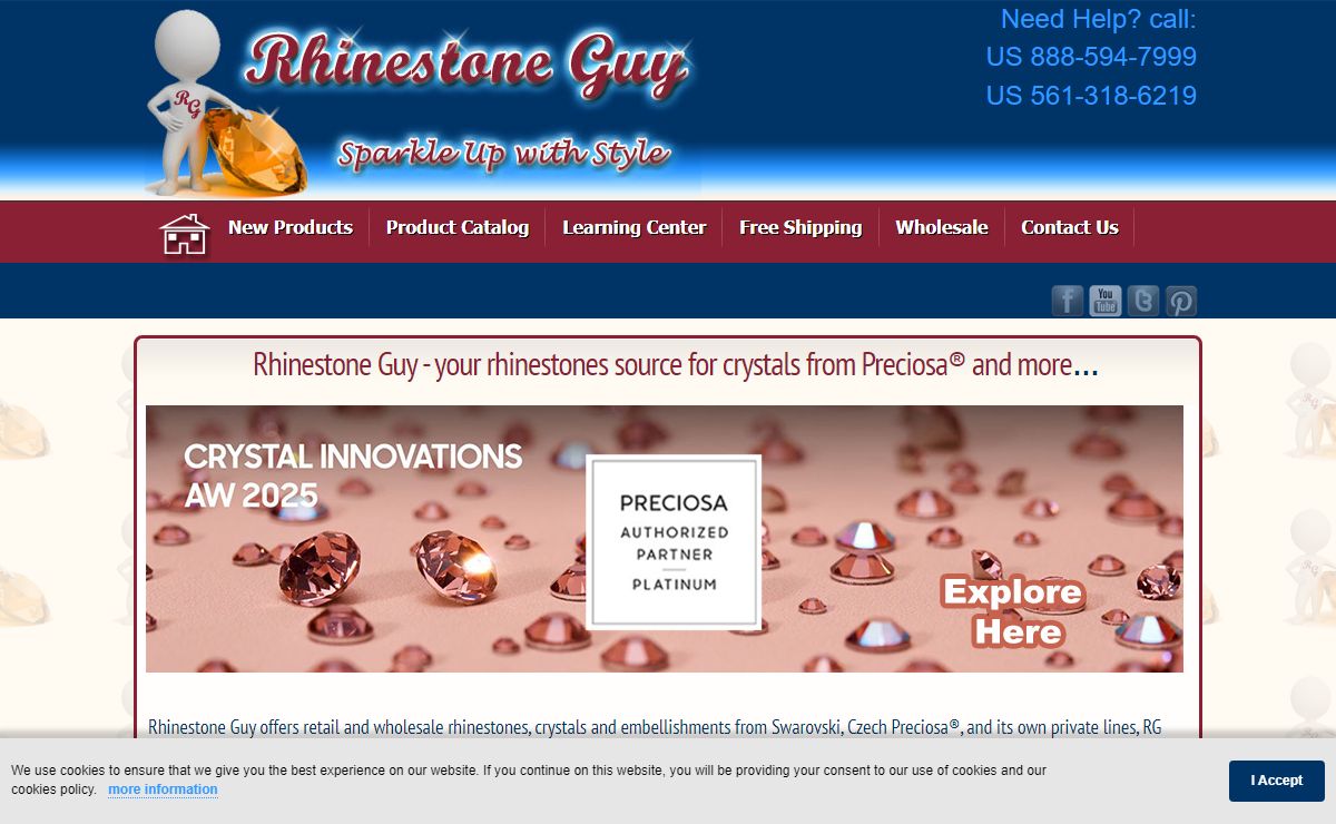Rhinestones Source for wholesale Preciosa crystals | Rhinestone Guy