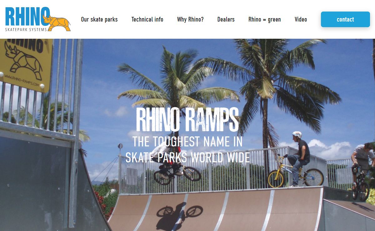 Rhino Ramps | The toughest name in skate parks