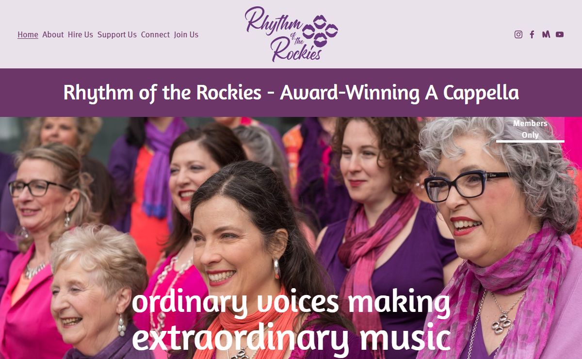 Rhythm of the Rockies Chorus - Award-Winning A Cappella Choir