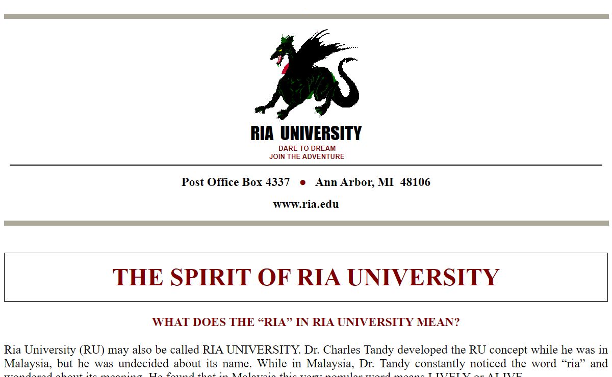 www.RIA.edu