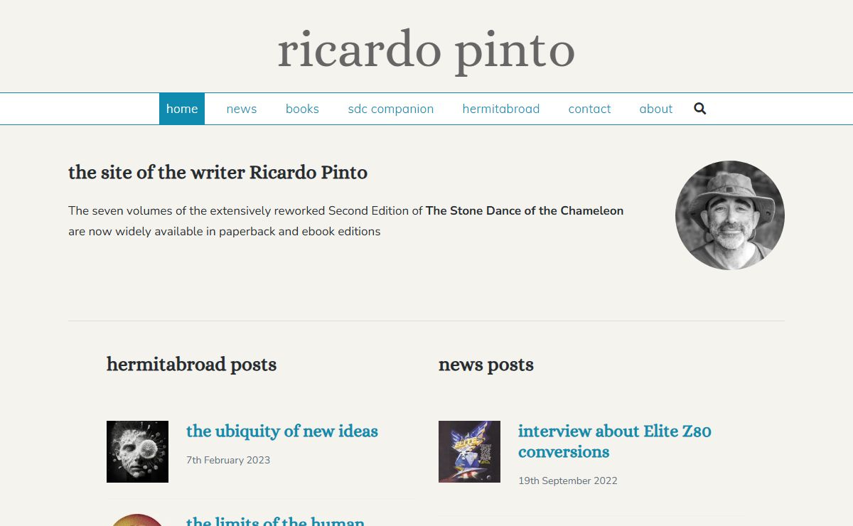 Ricardo Pinto - welcome to my site