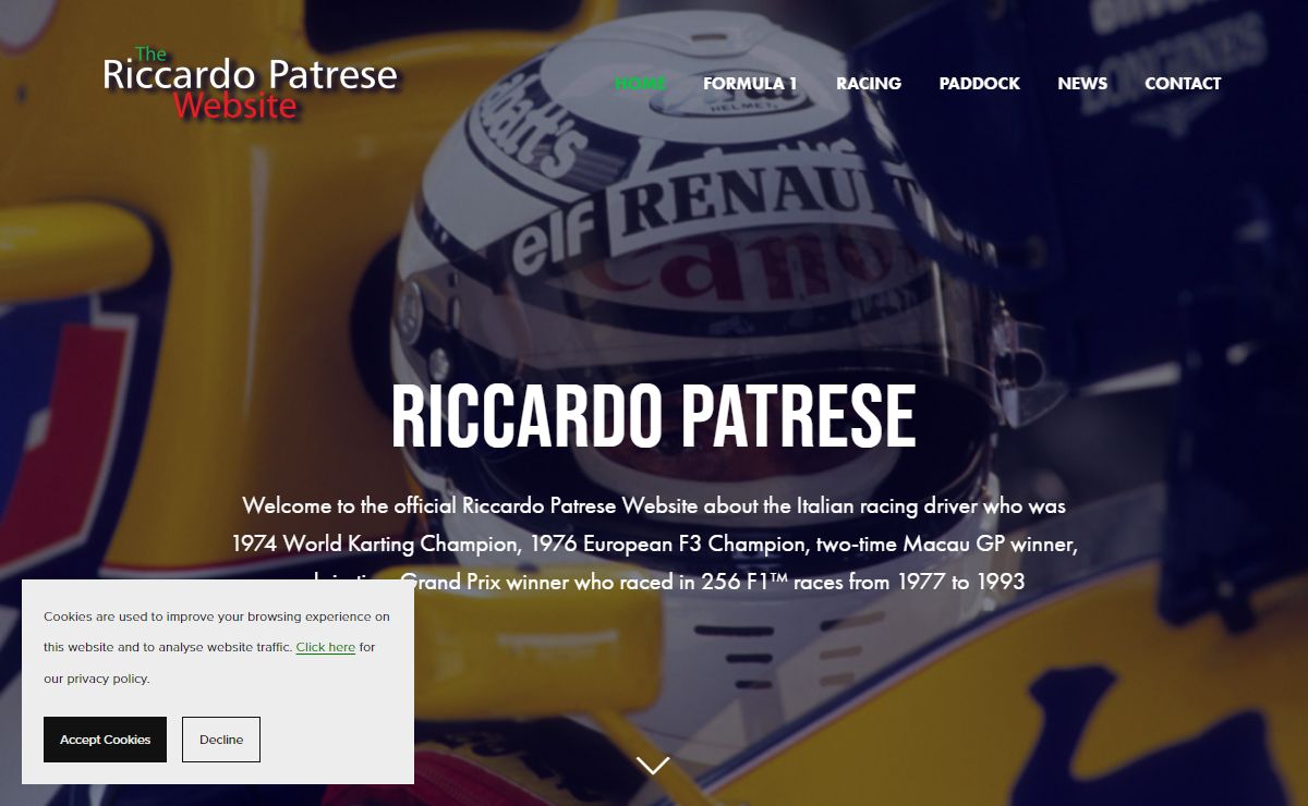 Riccardo Patrese - The Official Website