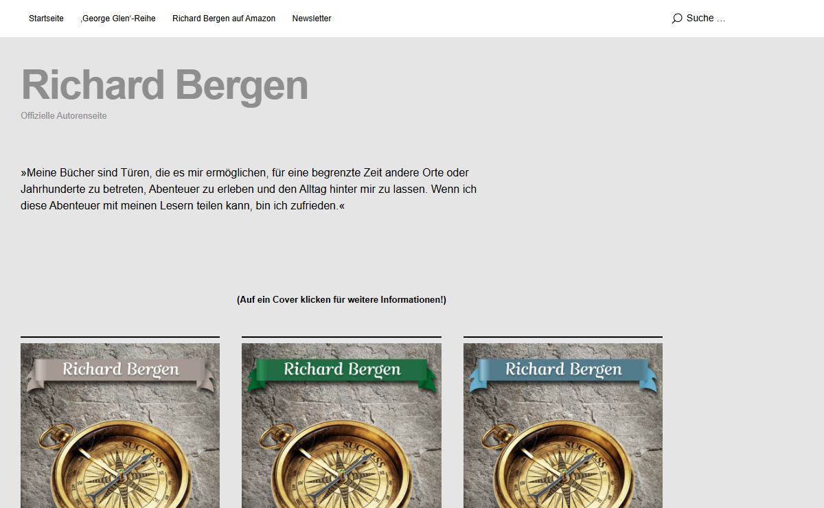 Richard Bergen | Offizielle Autorenseite