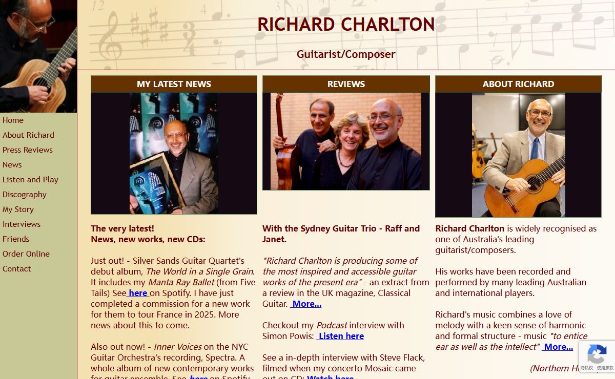 Richard Charlton ℜ Guitarist/Composer