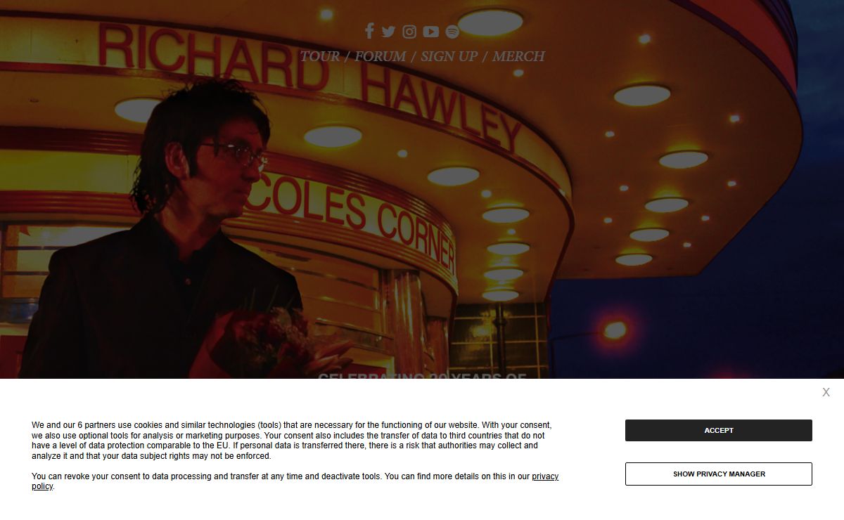 Richard Hawley Official Website