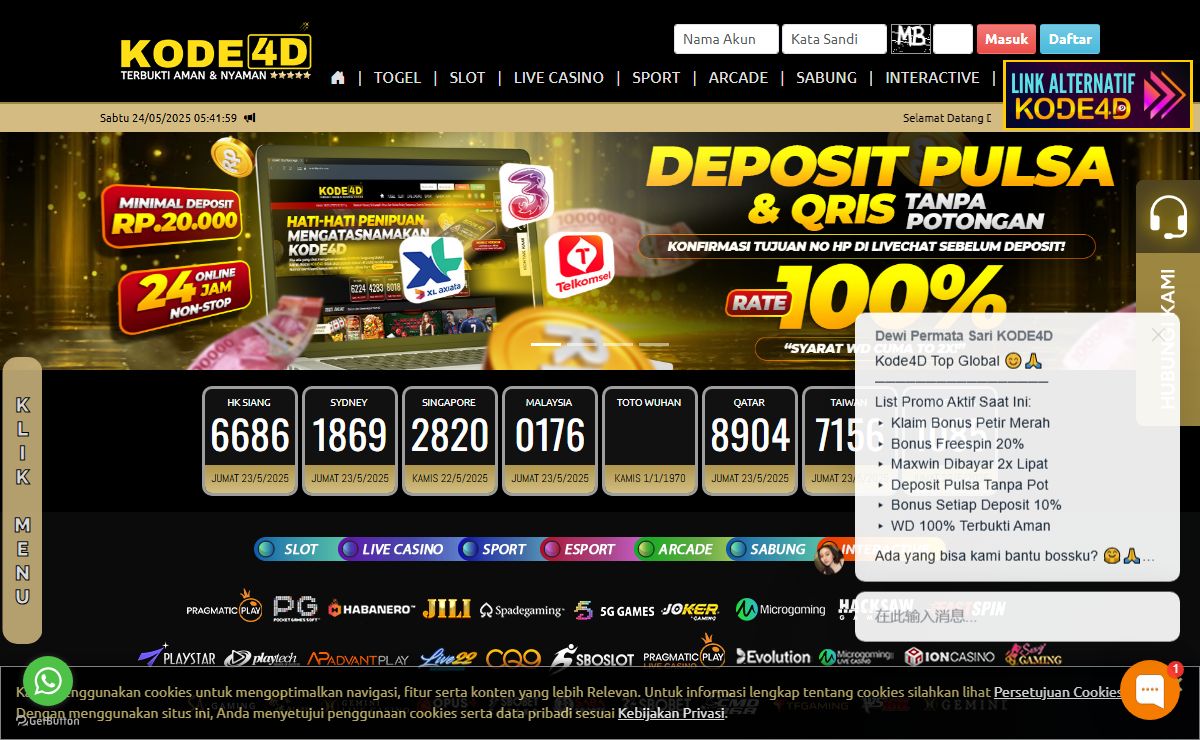 KODE4D: Daftar Link Alternatif Resmi Bandar Terbaik 2025