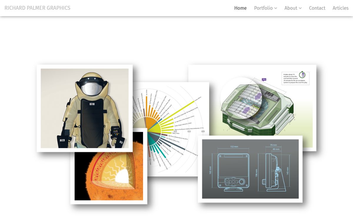 Richard Palmer is a technical illustrator and infographic designer