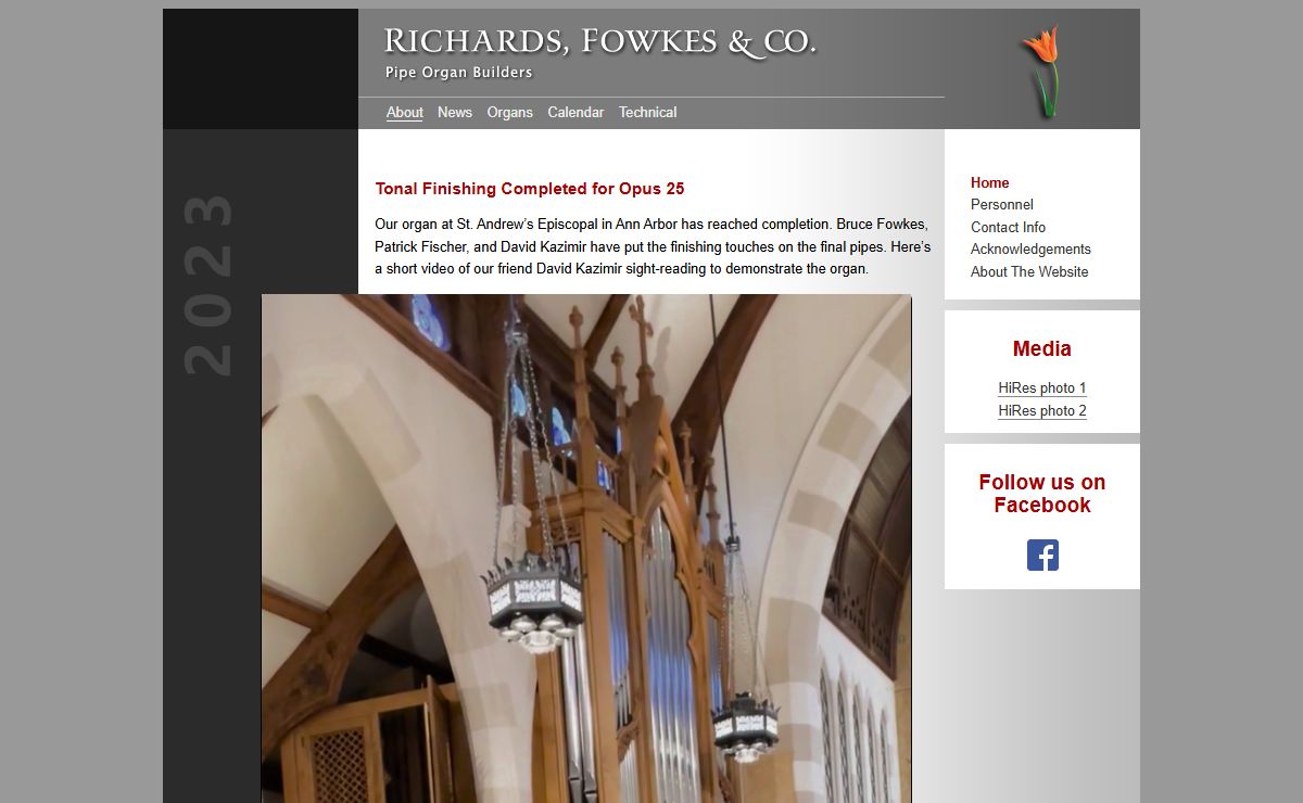 Richards, Fowkes & Co. - Pipe Organ Builders