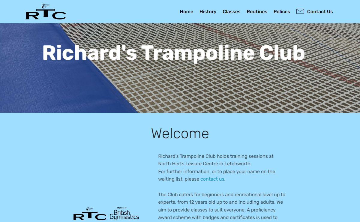 Home - Richard's Trampoline Club