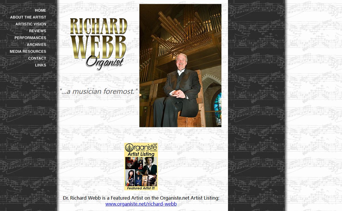 Richard Webb Organist