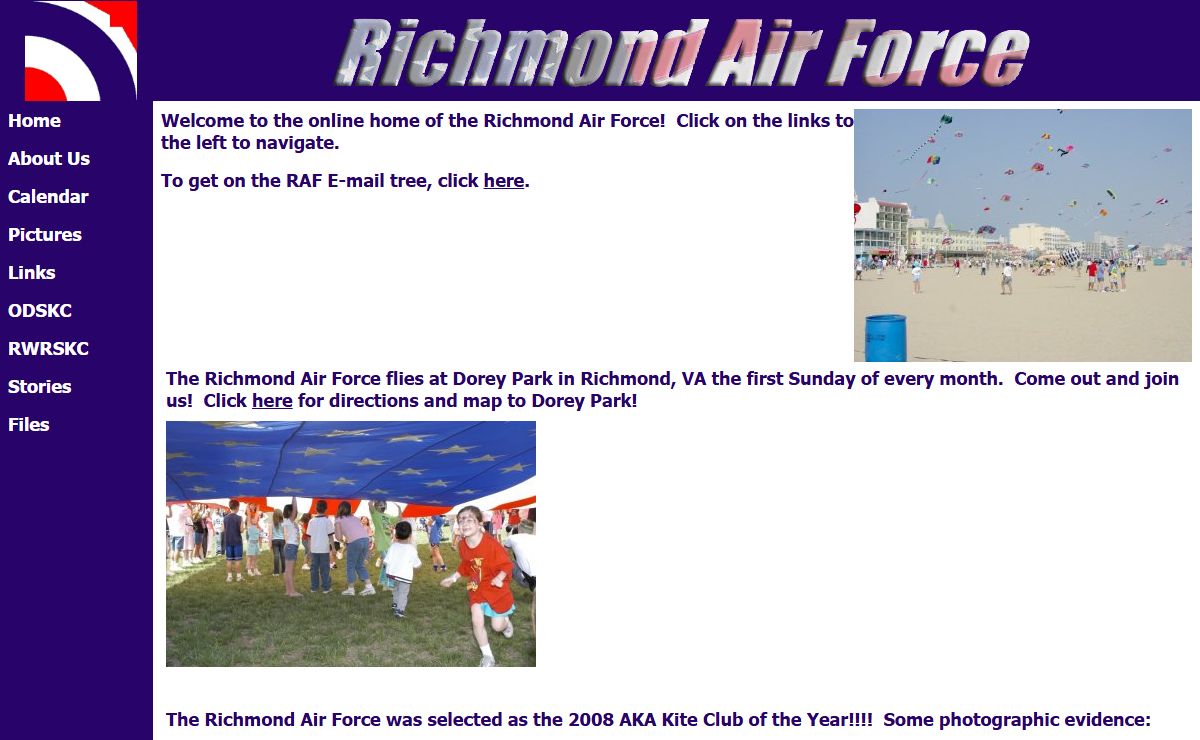 Welcome to the Richmond Air Force