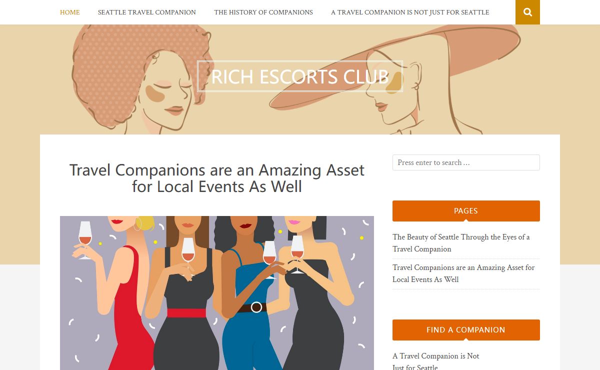 Rich Escorts Club – The most beautiful travel companions