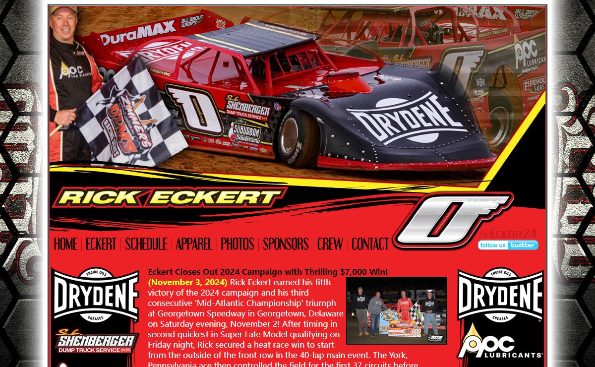 RickEckertRacing.com | Welcome to the Official Internet Home of Rick Eckert