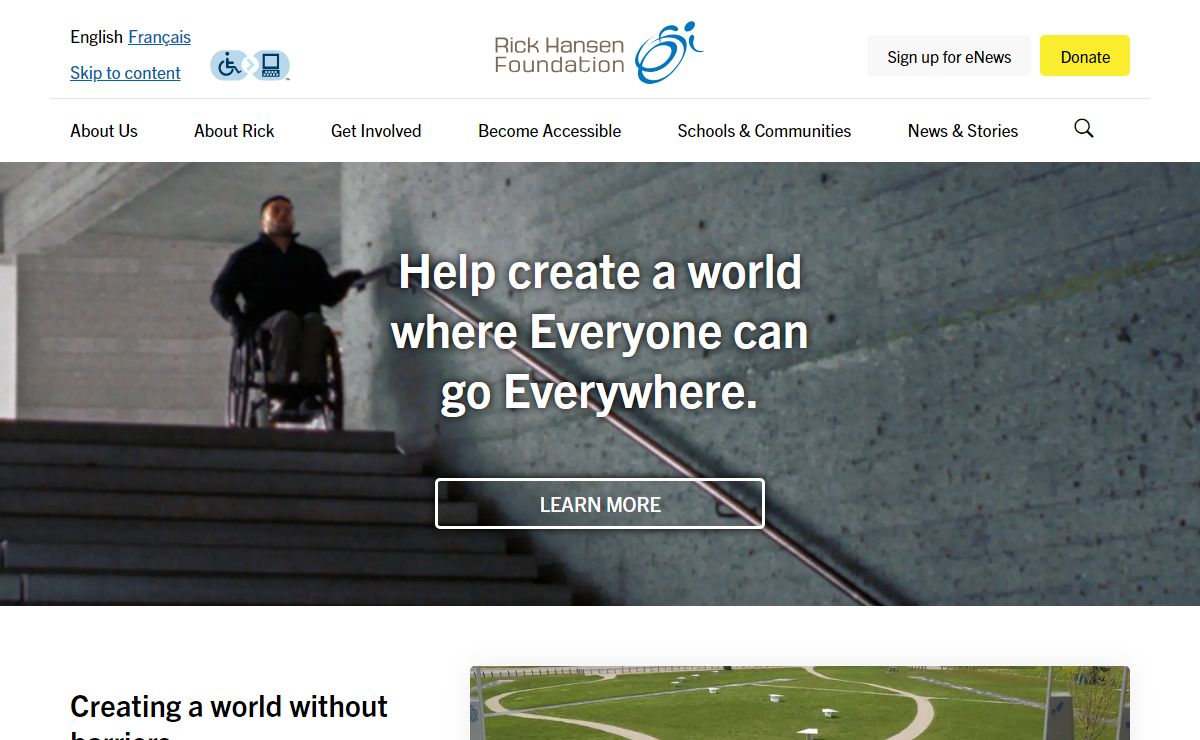 Homepage | Rick Hansen Foundation