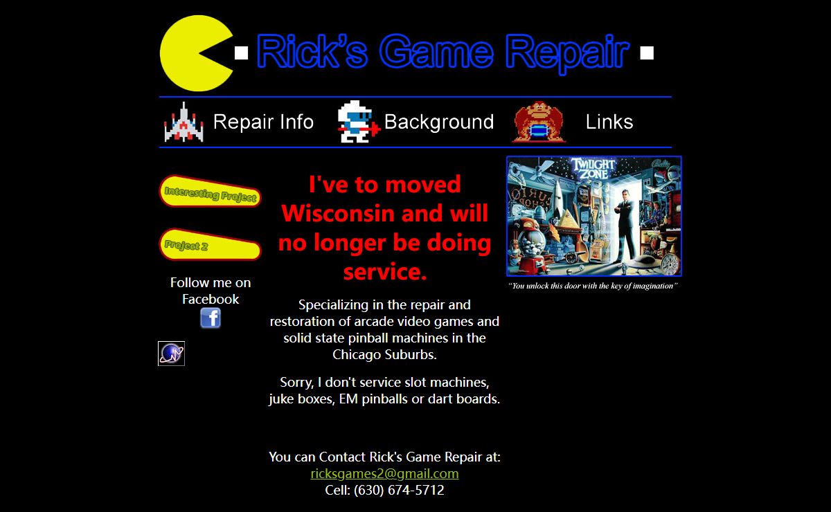 Rick's Game Repair