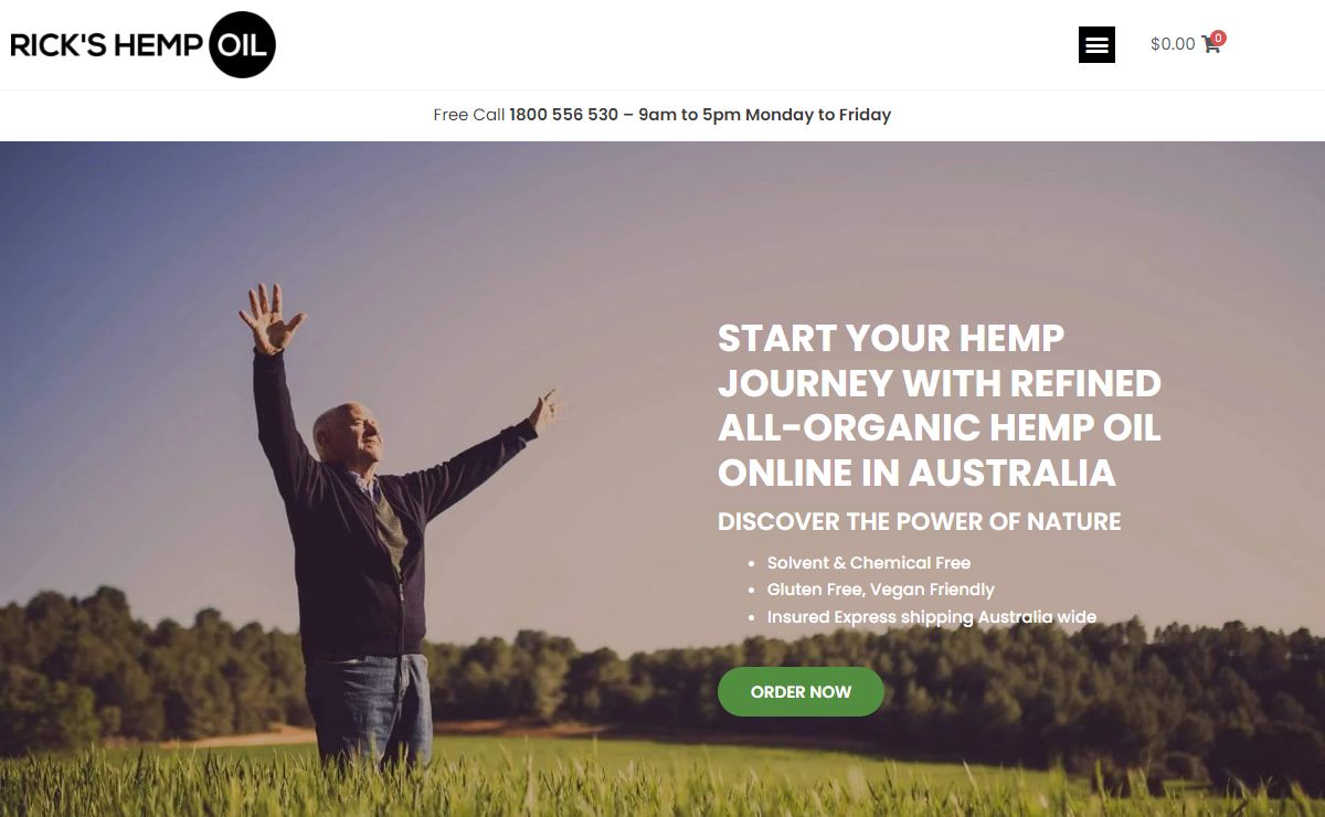Hemp Oil Online in Australia | Rick's Hemp Oil