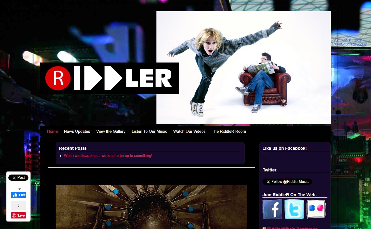 Riddler | Riddler – Official – Blog, Pictures, Audio and more…