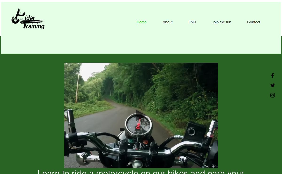 Home | Rider Training NJ