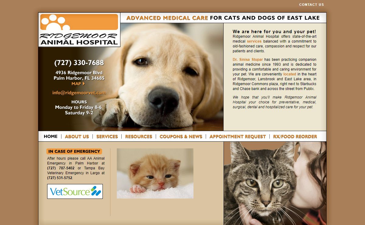 Ridgemoor Animal Hospital - Veterinarian in Palm Harbor, Florida