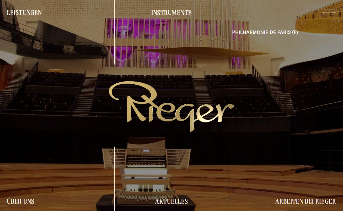 Rieger Orgelbau - Rieger Orgelbau