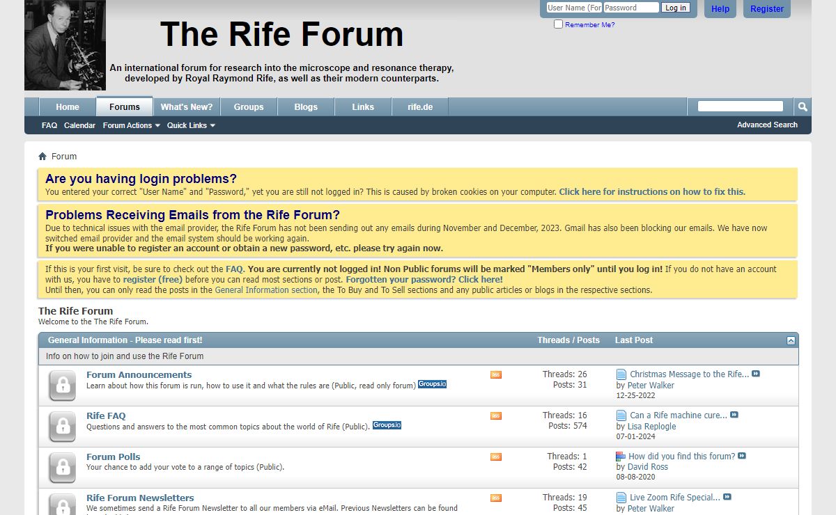 The Rife Forum