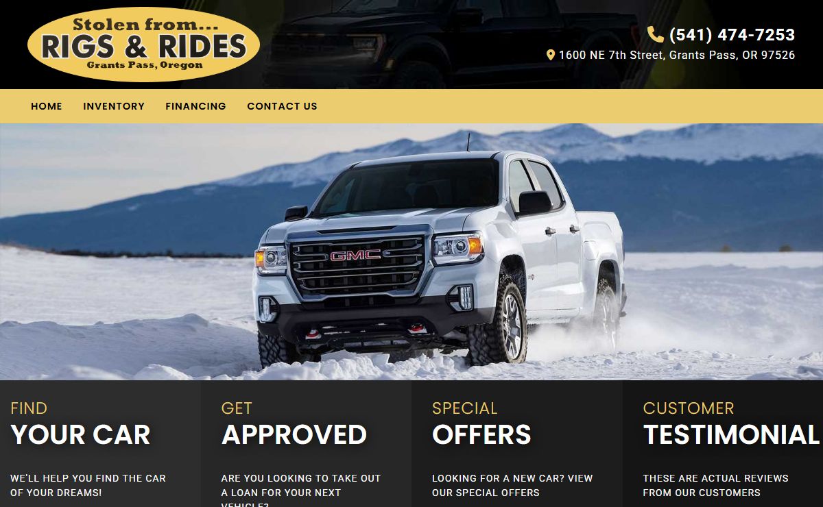 Rigs & Rides Grants Pass OR | New & Used Cars Trucks Sales