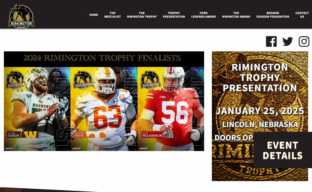 Rimington Trophy Official Website: Home