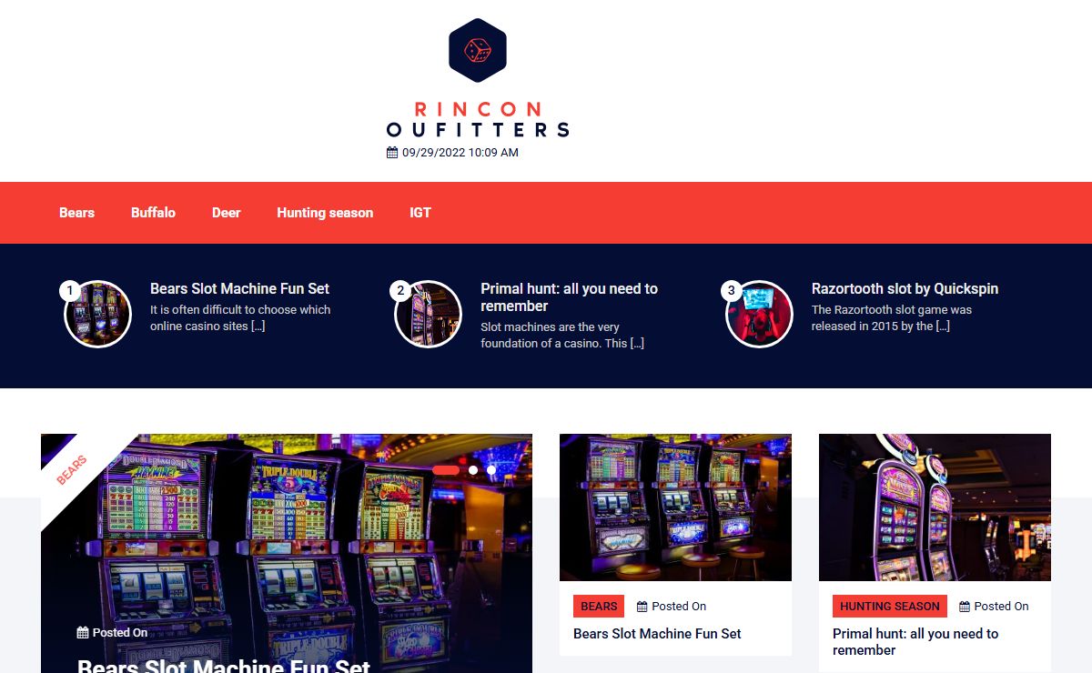 Rinconoutfitters | The blog about themed slot machine hunts