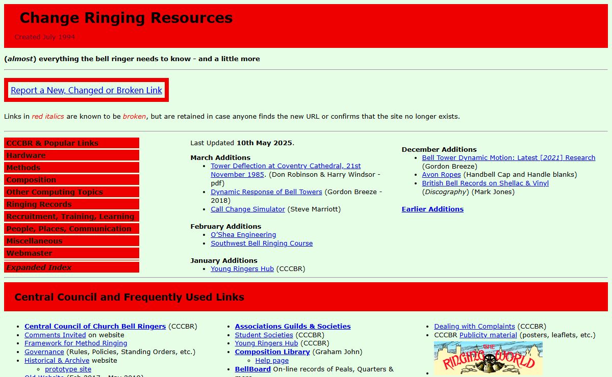 Change Ringing Resources