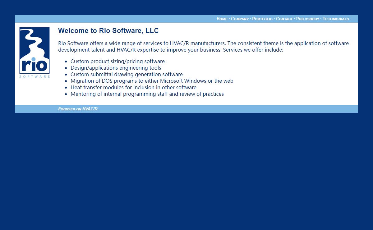 Rio Software, LLC - Home