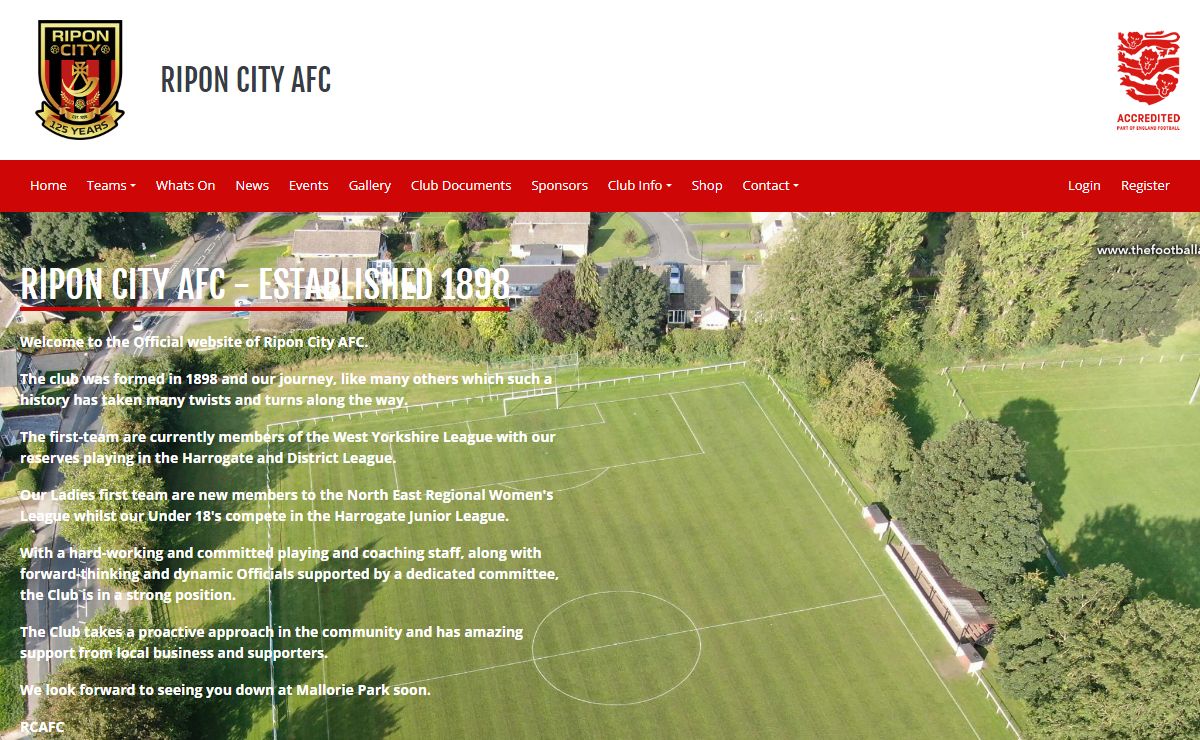 Welcome to the official website of Ripon City AFC | Ripon, North Yorkshire