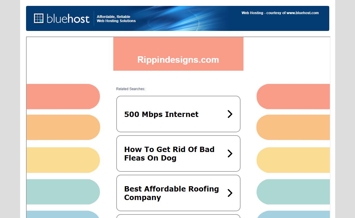 Welcome rippindesigns.com - BlueHost.com
