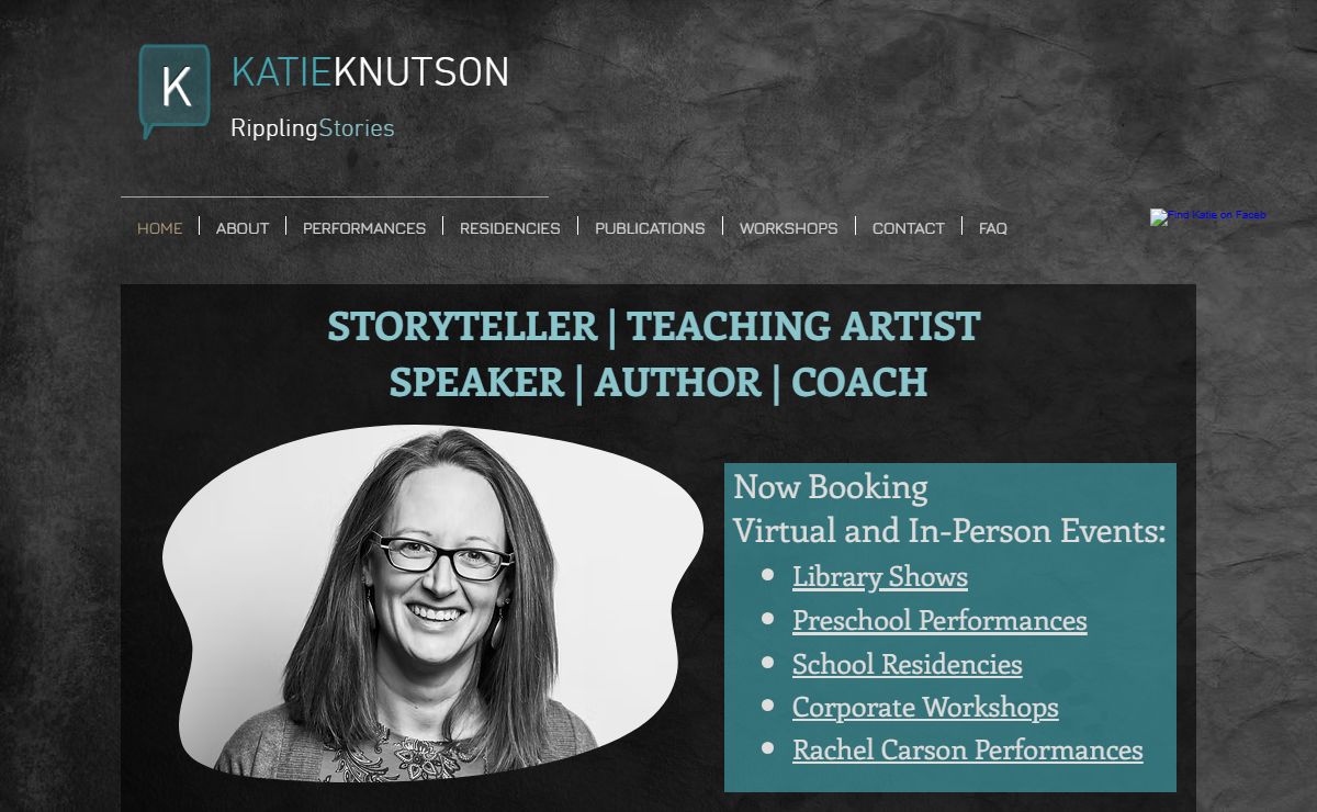 Storyteller Katie Knutson | Minneapolis, Minnesota | Rippling Stories