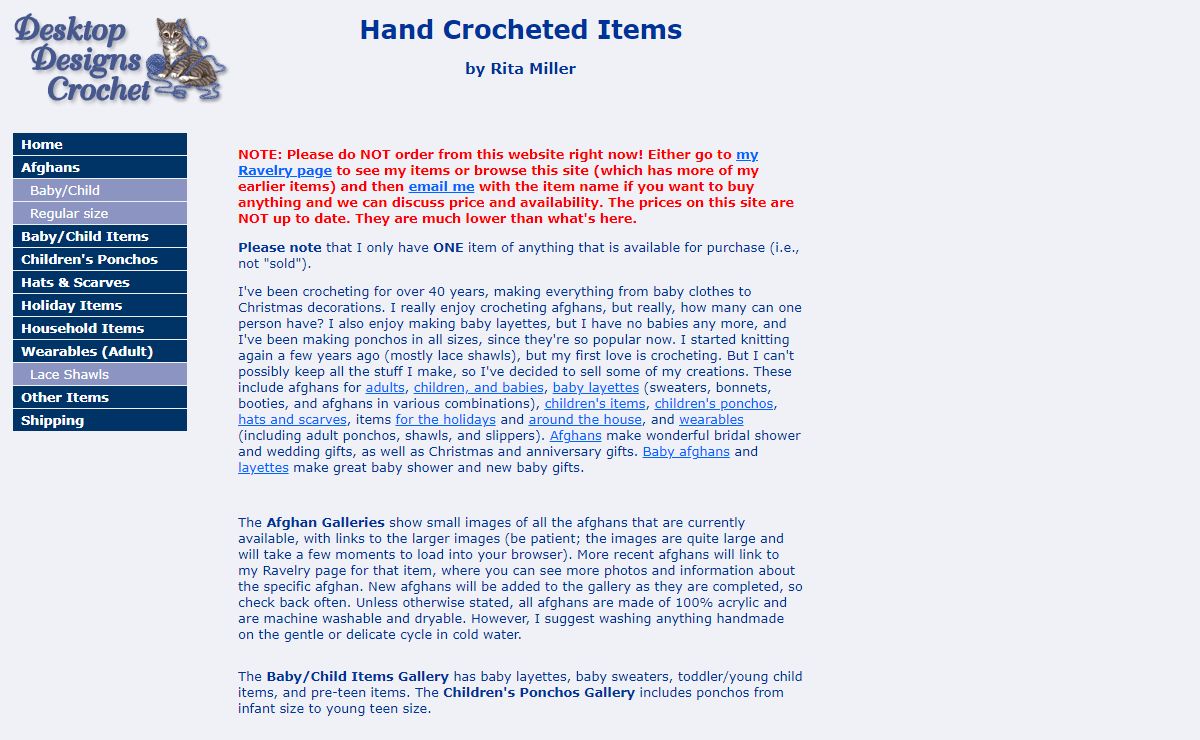 Desktop Designs Crochet