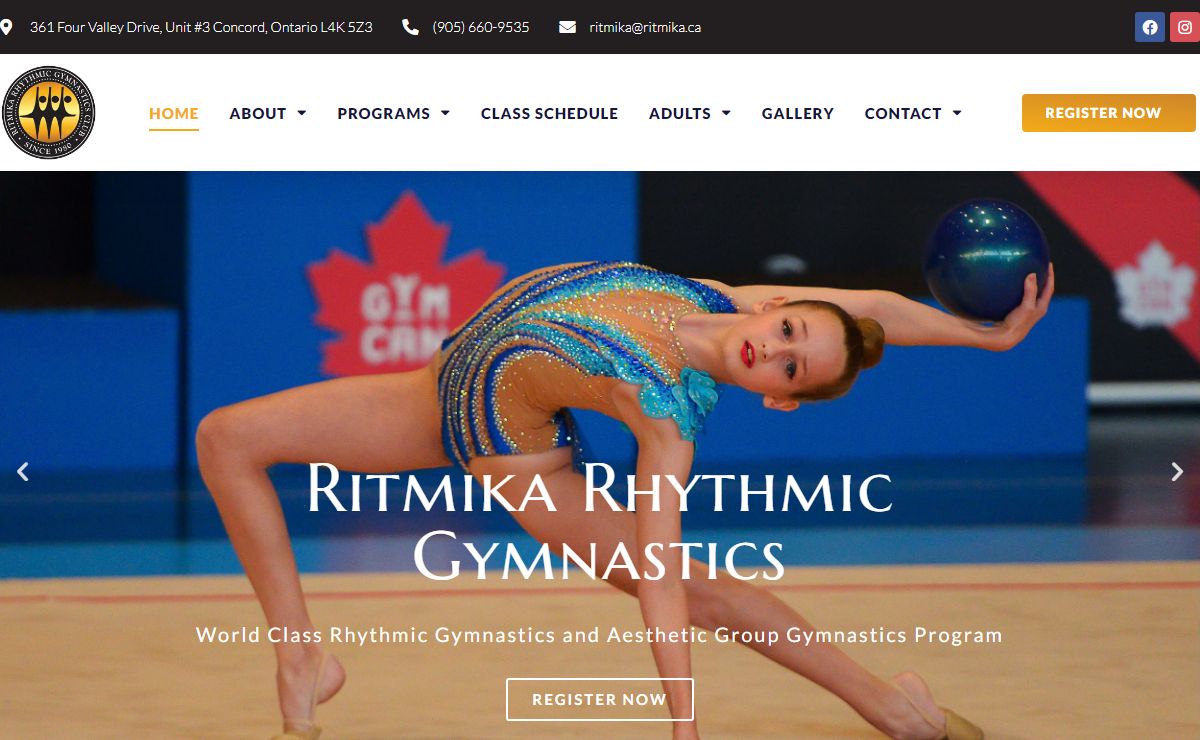 Girls Rhythmic Gymnastics Vaughan | Ritmika Rhythmic Gymnastics Club