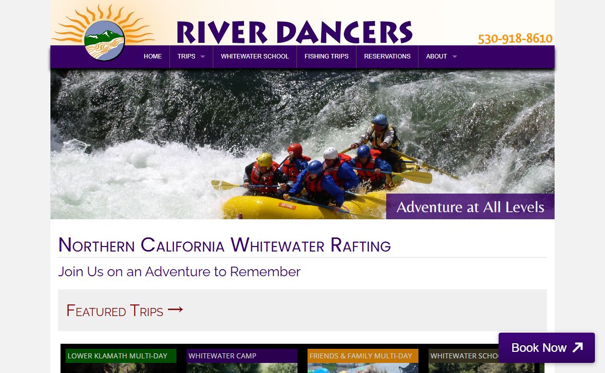 Northern California Whitewater Rafting | River Dancers