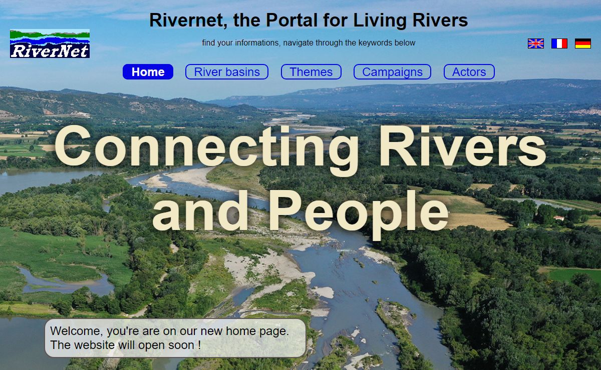 Rivernet main page