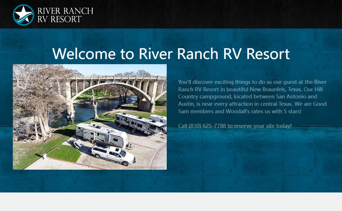 RV Parks in New Braunfels Texas | River Ranch RV Resort