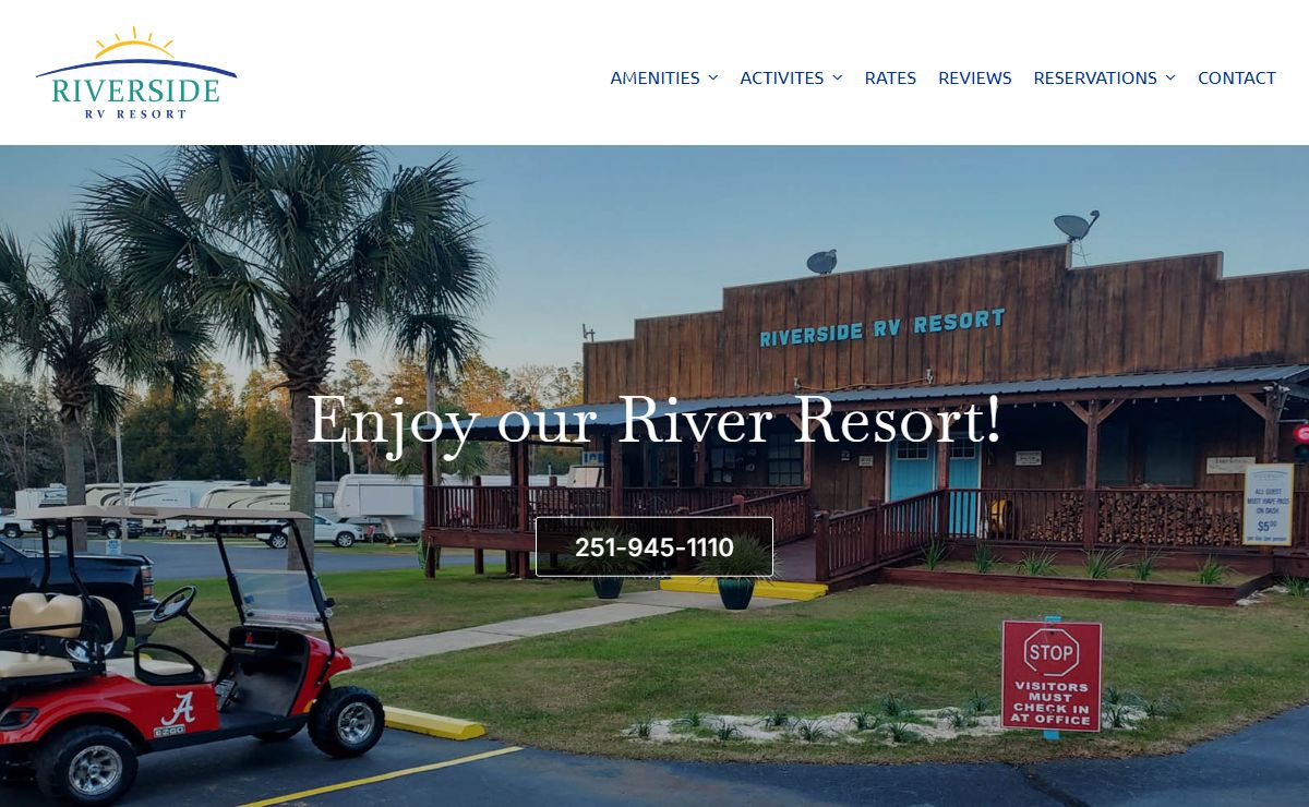 Riverside RV Resort, LLC – Come Join us on the River!
