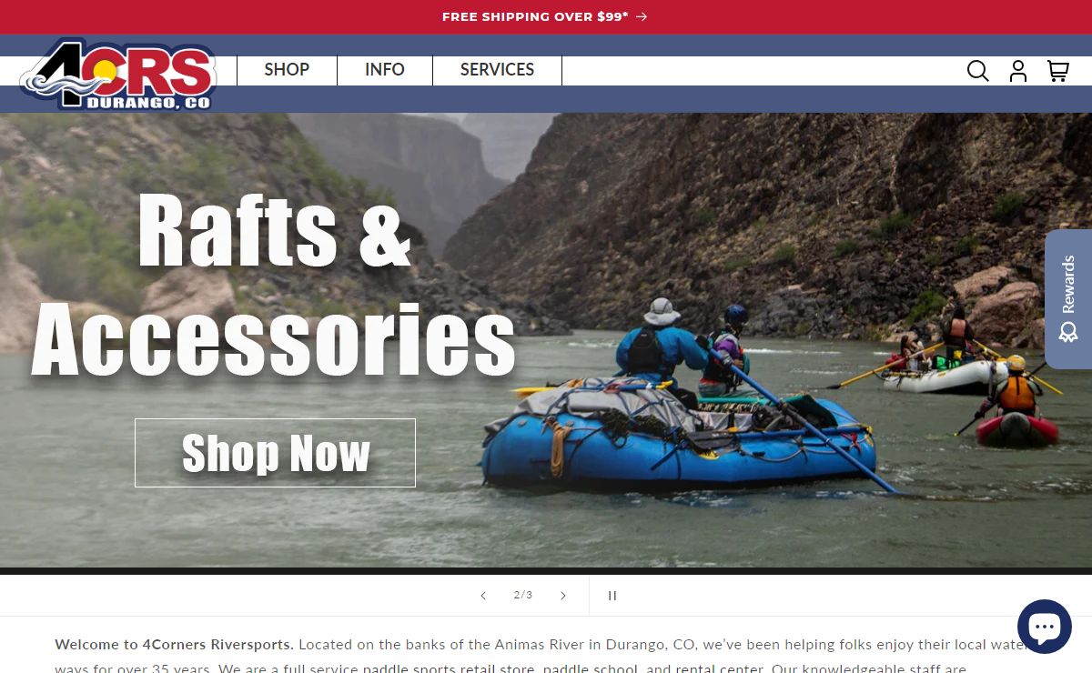 4Corners Riversports - Kayaks, Rafts, Canoes, SUPs, River Gear