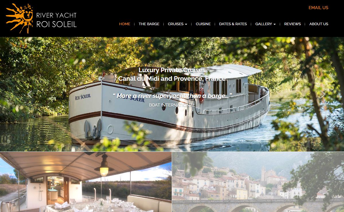 Hotel Barge Roi Soleil Luxury Cruises - Canal du Midi, France