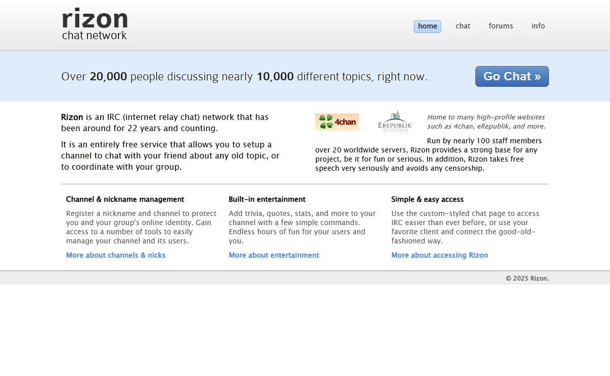 Rizon Chat Network