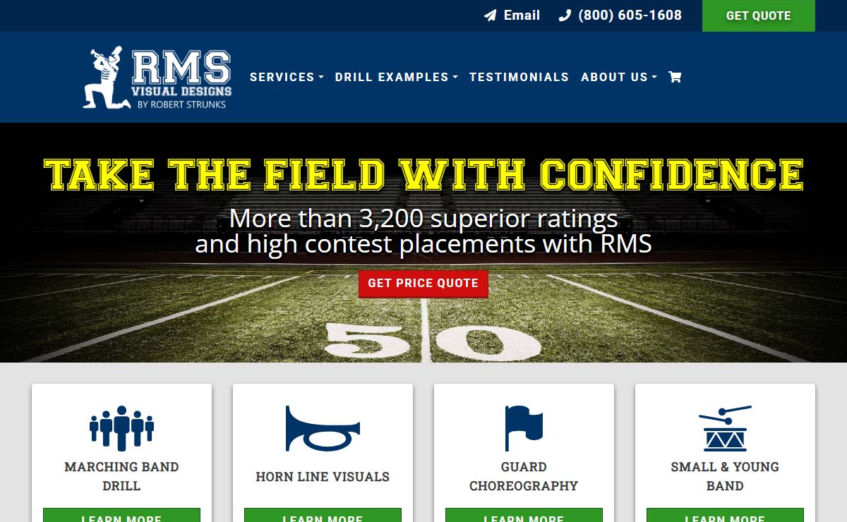 Marching Band Visual Design By Robert Strunks | RMS Visual Designs