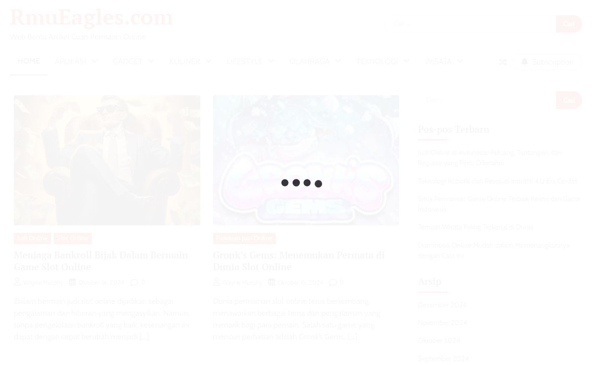 RmuEagles.com - Web Berita Artikel Cuan Permaian Online