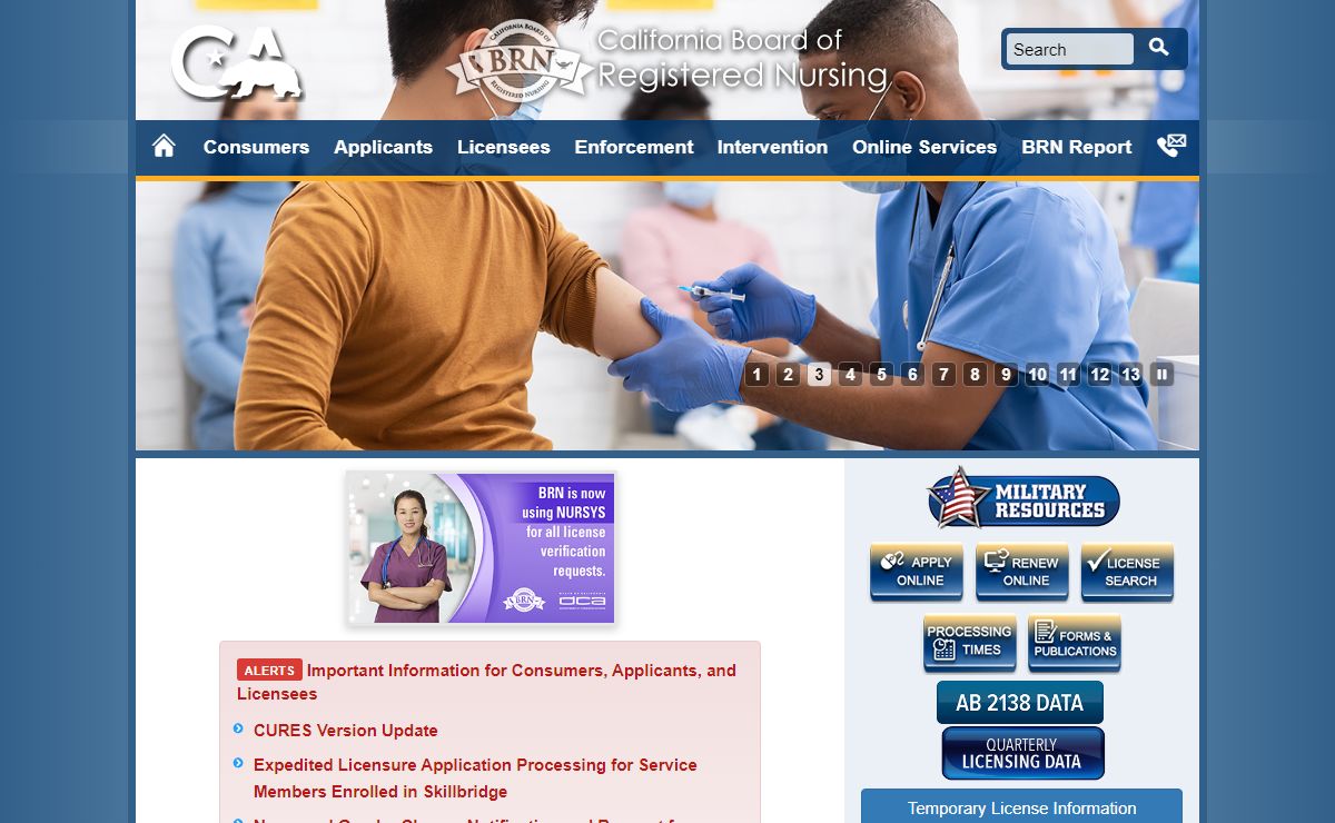 California Board of Registered Nursing