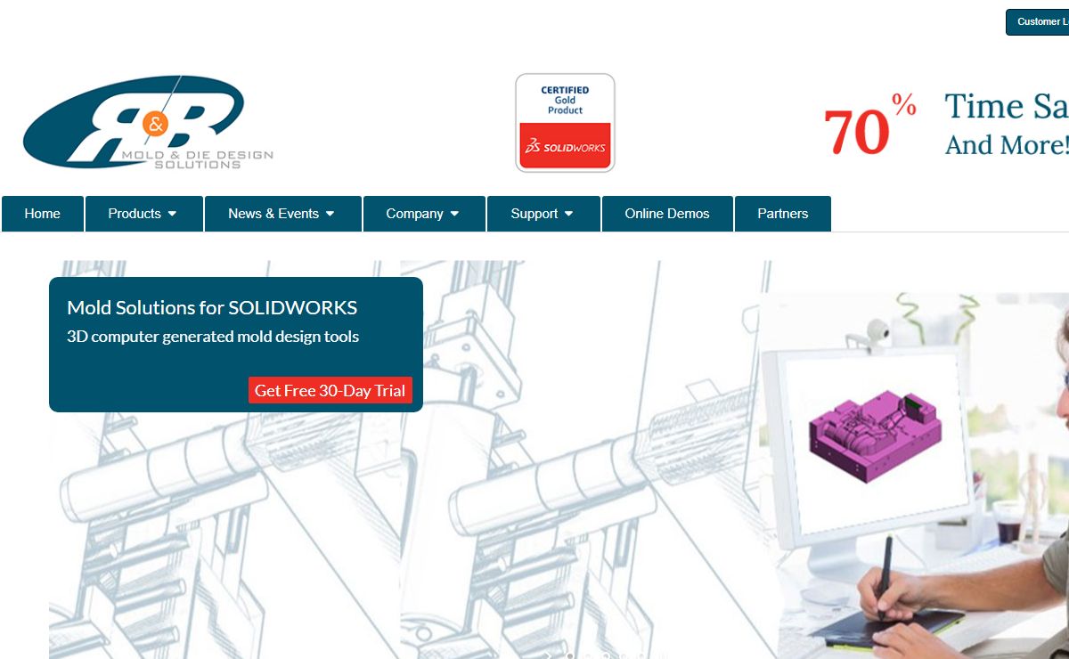 R&B Mold Design Products for SOLIDWORKS