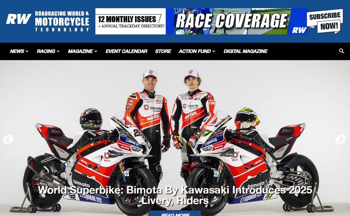 Roadracing World | Motorcycle Riding, Racing & Tech News