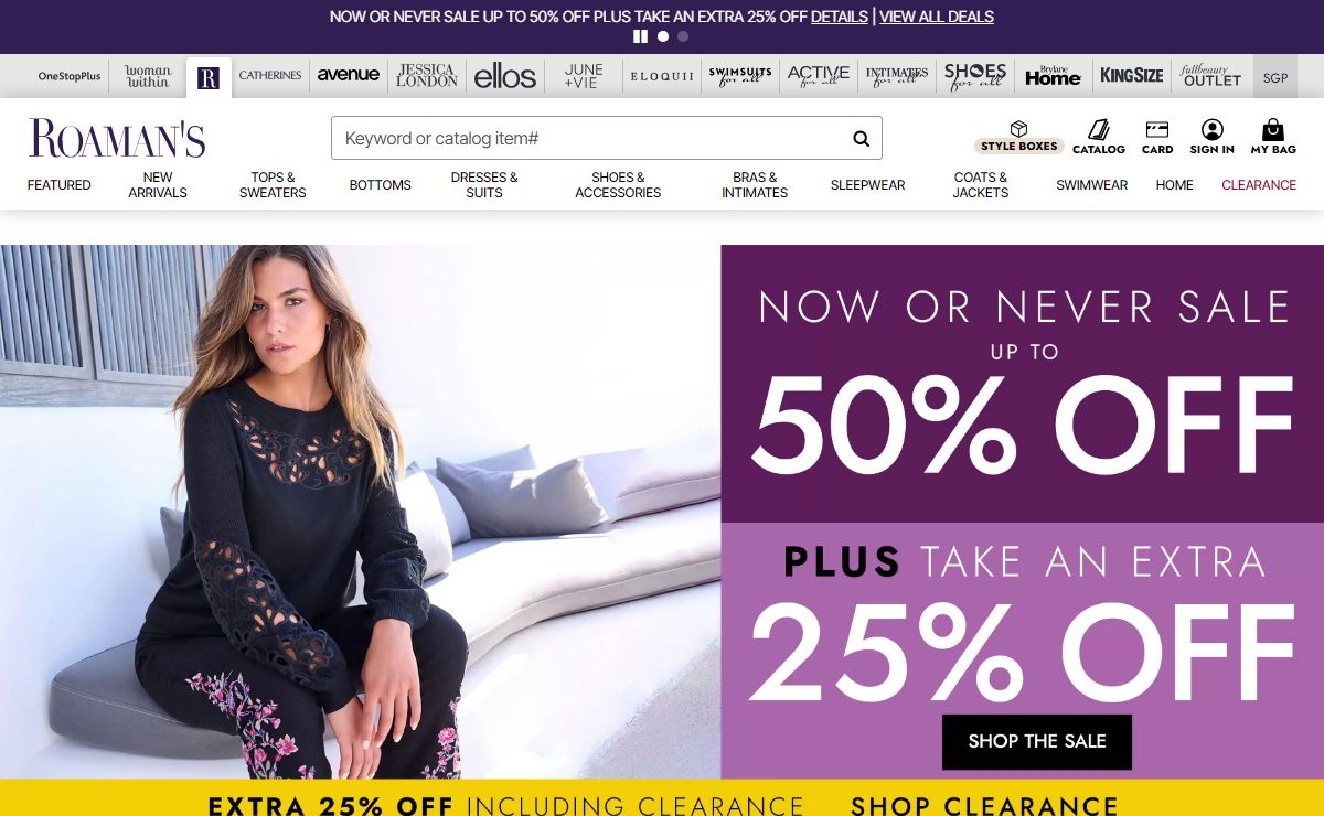 Plus Size Clothing, Fashion That Fits | Roaman's